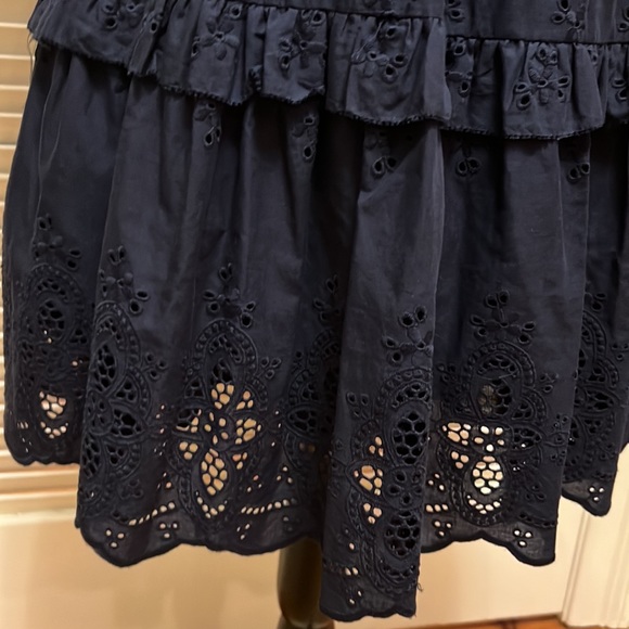 Antonio Melani Tatum Embroidered Eyelet Dress in Abyss, Size 8 - Picture 10 of 16